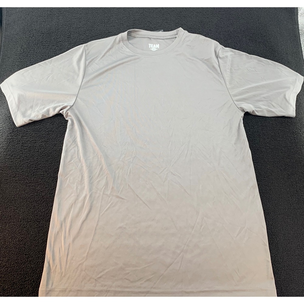 TEAM‎ 365 Mens Sport Graphite Short Sleeve T Shirt M M Athletic Performance
